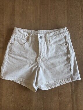 Old Navy White High Rise Jean Shorts